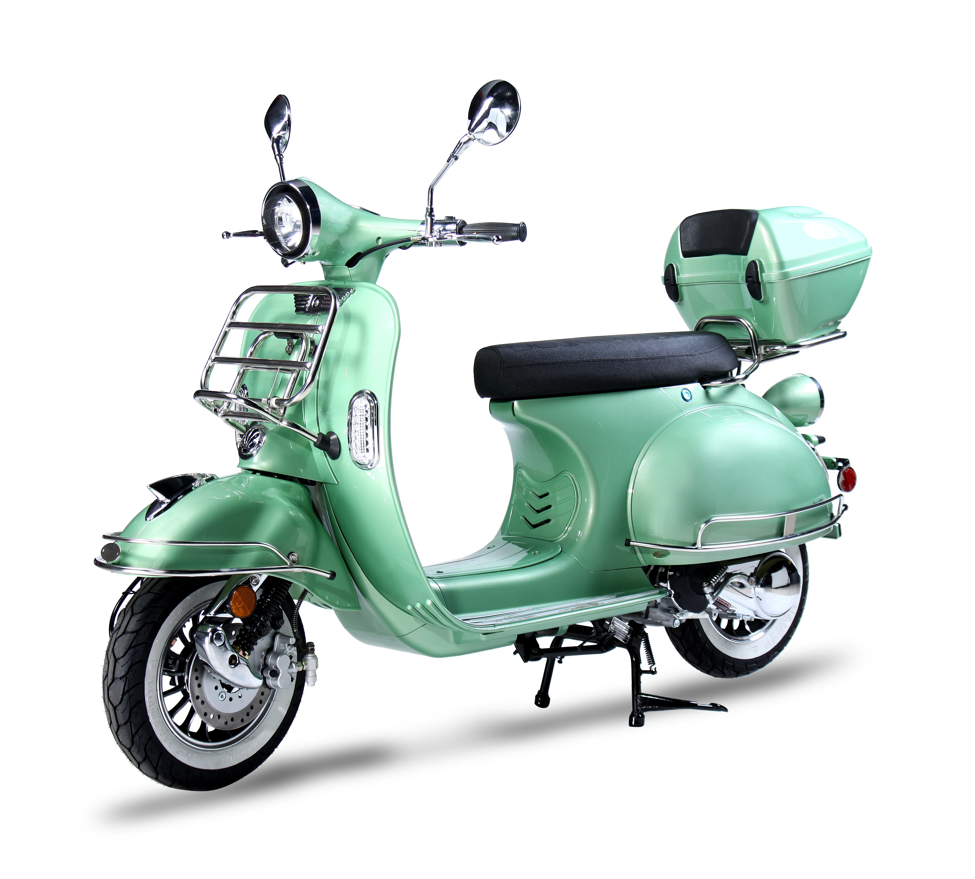 Hot Selling EEC COC Cheap Double Hydraulic Mopeds 125cc Gas Scooters V Espa Scooter Off-road Chopper Motorcycles
Hot Selling EEC COC Cheap Double Hydraulic Mopeds 125cc Gas Scooters V Espa Scooter Off-road Chopper Motorcycles