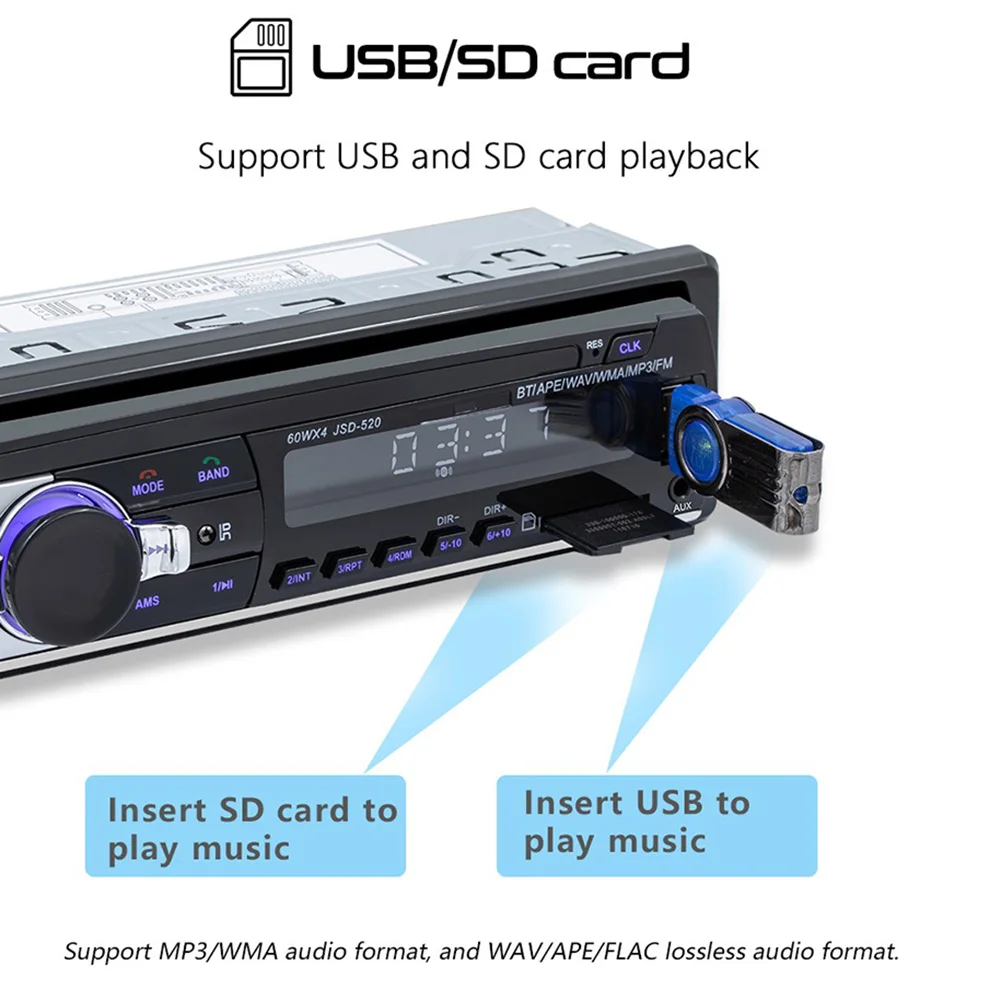 1 DIN Car Accessories Stereo Radio Dual Bluetooth FM TF AUX USB TF MP3 Audio Player For Car Electronics Parts High Quality
1 DIN Car Accessories Stereo Radio Dual Bluetooth FM TF AUX USB TF MP3 Audio Player For Car Electronics Parts High Quality