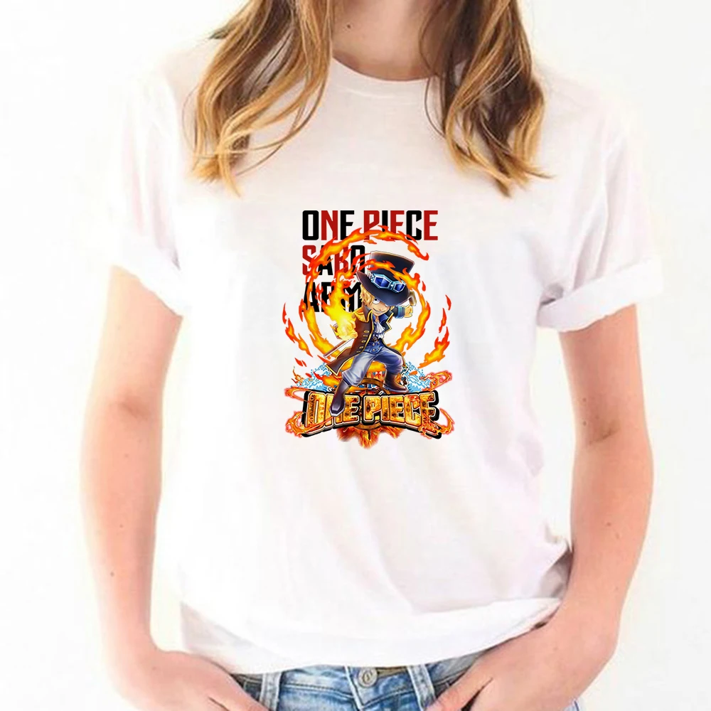 T-shirt White One Piece Women All-Match Harajuku Style Casual Basic Tshirt Cartoon Sabo Graphic Print CrewNeck T Shirt Kawaii
T-shirt White One Piece Women All-Match Harajuku Style Casual Basic Tshirt Cartoon Sabo Graphic Print CrewNeck T Shirt Kawaii