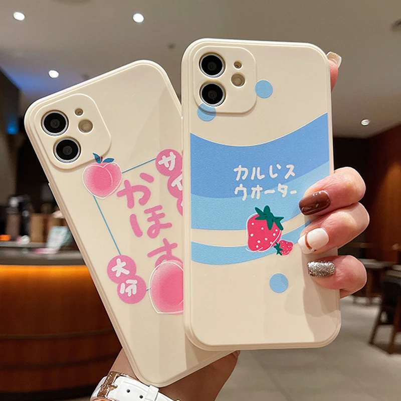 Cases For iPhone 13 Pro Max Mini 11 12 Pro Max X XR XS Max SE 2020 8 7 6 6S Plus Peach Strawberry Juice Soft Silicone Cover
Cases For iPhone 13 Pro Max Mini 11 12 Pro Max X XR XS Max SE 2020 8 7 6 6S Plus Peach Strawberry Juice Soft Silicone Cover