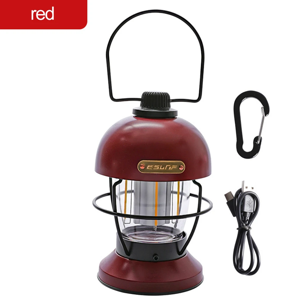 Outdoor Retro Camping Lights Super Bright 350lm Rechargeable LED With 3 Light Modes IPX4 Hot Sale For Outdoor Sports Accessories
Outdoor Retro Camping Lights Super Bright 350lm Rechargeable LED With 3 Light Modes IPX4 Hot Sale For Outdoor Sports Accessories