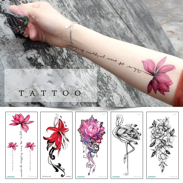 Temporary Tattoos Ink Colorful Flower Beautiful Sexy Clavicle Arm Body Decoration Waterproof Stickers Body Art Fake Tattoo Decal
Temporary Tattoos Ink Colorful Flower Beautiful Sexy Clavicle Arm Body Decoration Waterproof Stickers Body Art Fake Tattoo Decal
