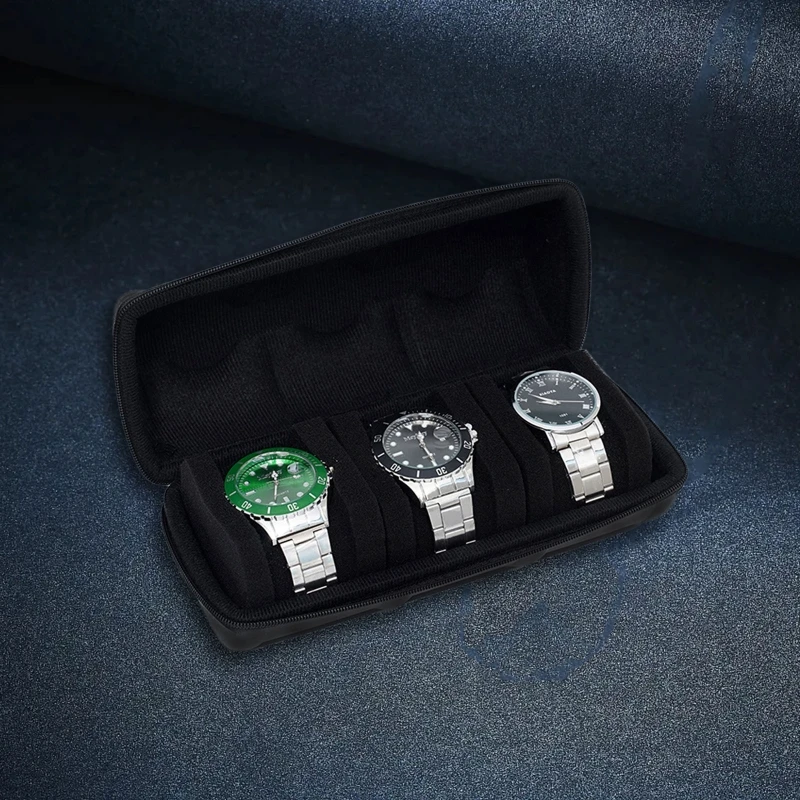 Hard Watch Travel Case 2/3/5 Slots Watch Roll Case Storage and Organizer for Men and Women with Anti-move Watch Pillow Q81D
Hard Watch Travel Case 2/3/5 Slots Watch Roll Case Storage and Organizer for Men and Women with Anti-move Watch Pillow Q81D