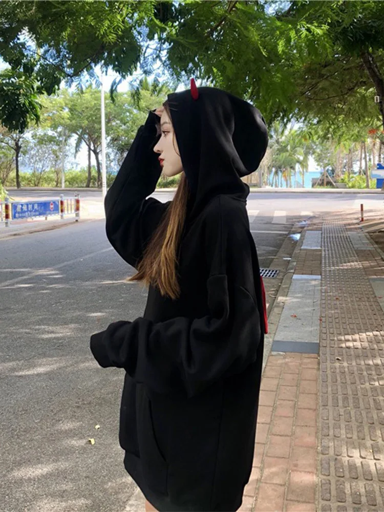 Harajuku Sweatshirt Y2k Japanese Style Kawaii Hoodie Women Hoodies Casual Loose Hooded Sweatshirts Black
Harajuku Sweatshirt Y2k Japanese Style Kawaii Hoodie Women Hoodies Casual Loose Hooded Sweatshirts Black
