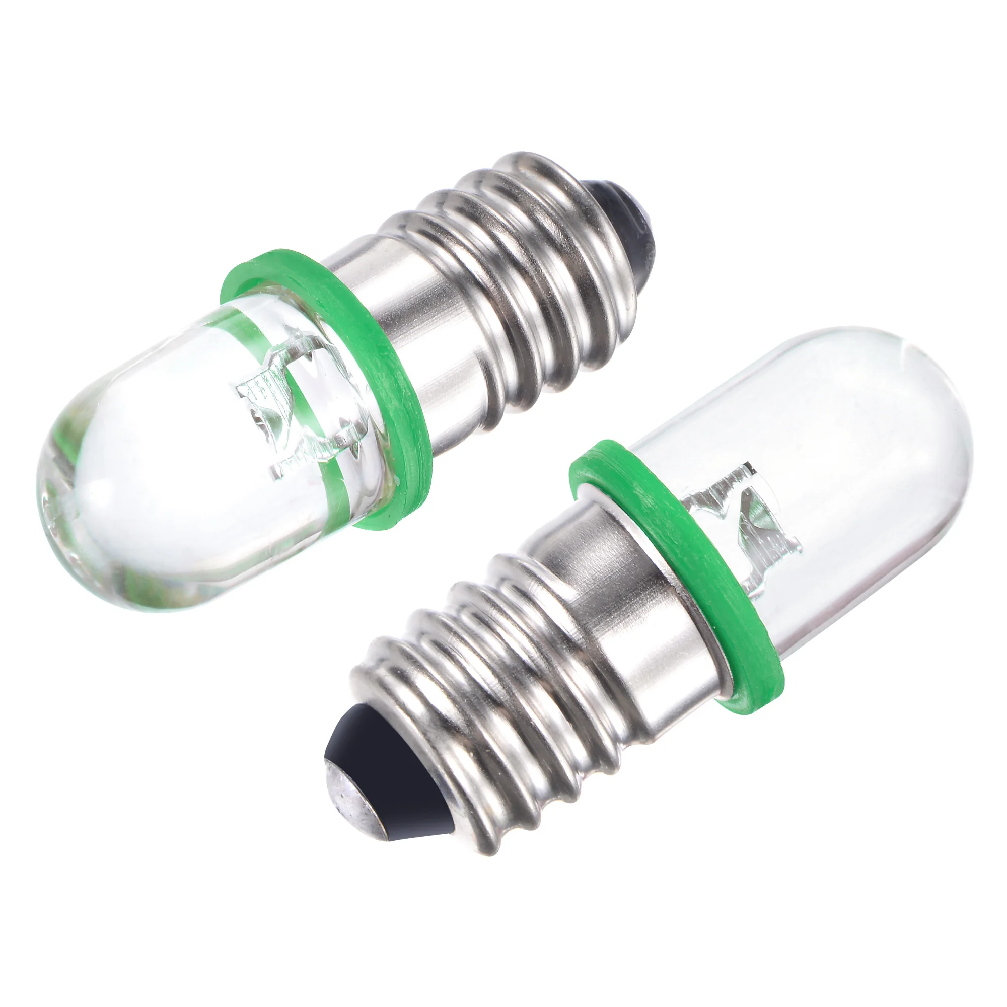 Uxcell E10 Screw Base LED Bulb DC 4.5V 0.25W Round Top Mini Spot Light with Storage Box, Green Pack of 10
Uxcell E10 Screw Base LED Bulb DC 4.5V 0.25W Round Top Mini Spot Light with Storage Box, Green Pack of 10