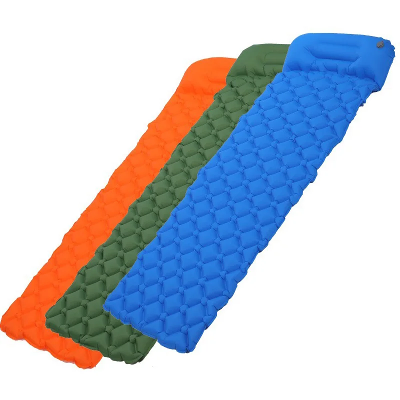 Outdoor Sleeping Pad Camping Inflatable Mattress with Pillows Travel Mat Folding Bed Ultralight Air Cushion Hiking Trekking
Outdoor Sleeping Pad Camping Inflatable Mattress with Pillows Travel Mat Folding Bed Ultralight Air Cushion Hiking Trekking
