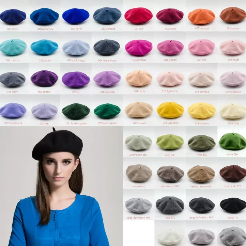 Women Girls Beret French Artist Warm Wool Winter Beanie Hat Retro Vintage Plain Beret Solid Color Elegant Ladies
Women Girls Beret French Artist Warm Wool Winter Beanie Hat Retro Vintage Plain Beret Solid Color Elegant Ladies