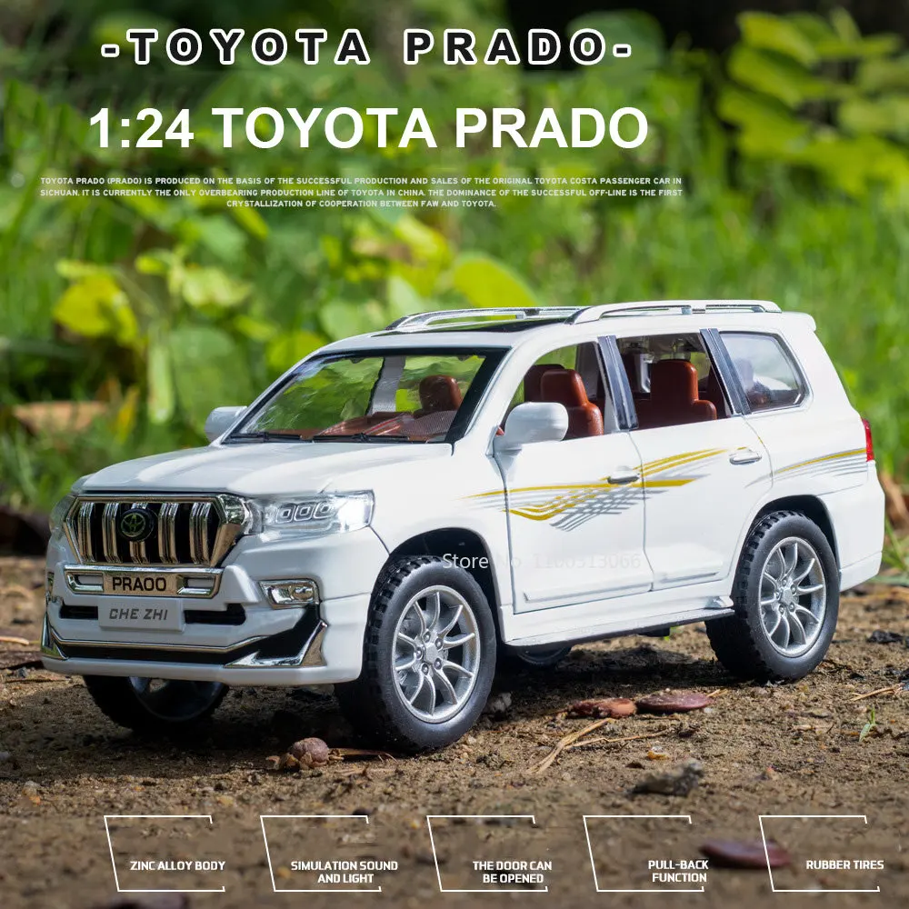 1:24 TOYOTA Prado внедорожник модель автомобиля из сплава литая металлическая игрушка внедорожник модель автомобиля высокая имитация звука и фото детская игрушка подарок
1:24 TOYOTA Prado внедорожник модель автомобиля из сплава литая металлическая игрушка внедорожник модель автомобиля высокая имитация звука и фото детская игрушка подарок