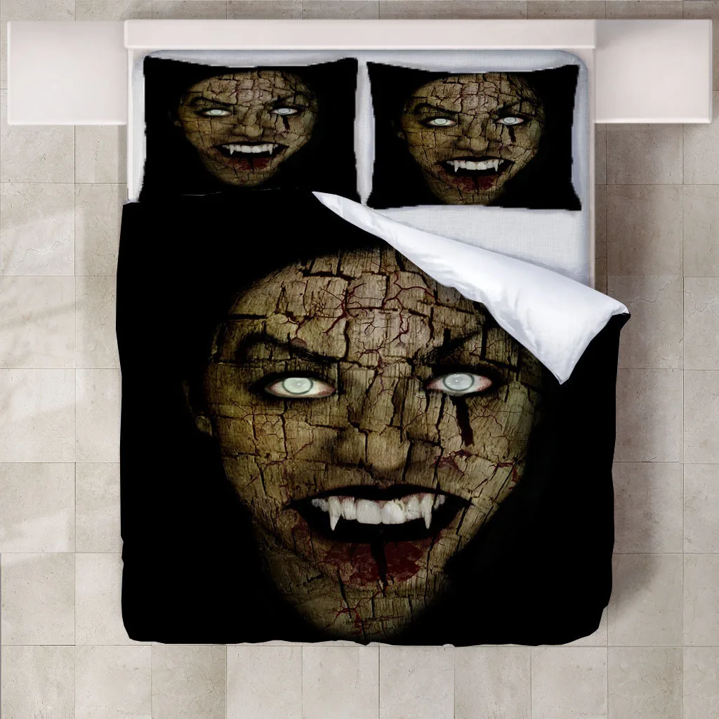 Комплект постельного белья для детей и взрослых, пододеяльник с принтом вампира, размеры King/Queen, черный, из полиэстера, с рисунком ужасов, Хэл...
Комплект постельного белья для детей и взрослых, пододеяльник с принтом вампира, размеры King/Queen, черный, из полиэстера, с рисунком ужасов, Хэл...