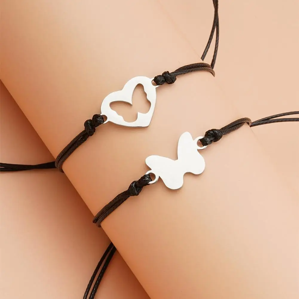 Stylish Sisters Bracelet Casual Elastic Girlfriends Bracelet Friendship Bracelet 2Pcs/Set
Stylish Sisters Bracelet Casual Elastic Girlfriends Bracelet Friendship Bracelet 2Pcs/Set