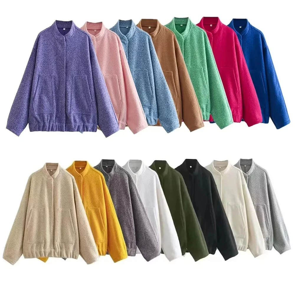 Женская куртка, повседневная серая армейская бейсбольная куртка, Женская однобортная куртка-бомбер, женская зимняя куртка, 2023
Женская куртка, повседневная серая армейская бейсбольная куртка, Женская однобортная куртка-бомбер, женская зимняя куртка, 2023