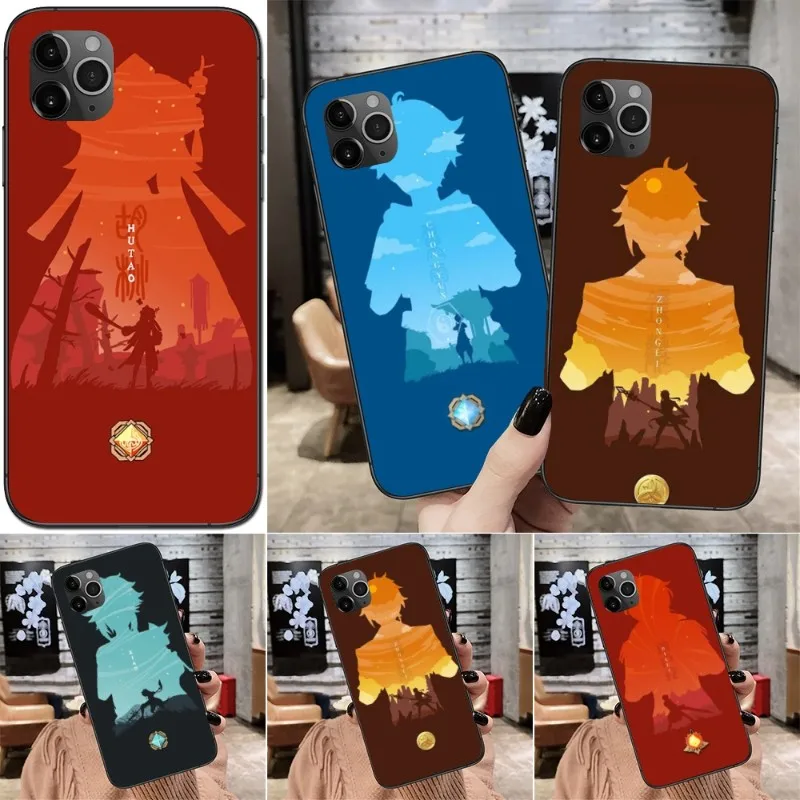 Ударопрочный чехол Genshin для IPhone 14 13 12 11 XS X 8 7 6 Plus Mini Pro Max SE 2022, мягкий черный чехол для телефона
Ударопрочный чехол Genshin для IPhone 14 13 12 11 XS X 8 7 6 Plus Mini Pro Max SE 2022, мягкий черный чехол для телефона