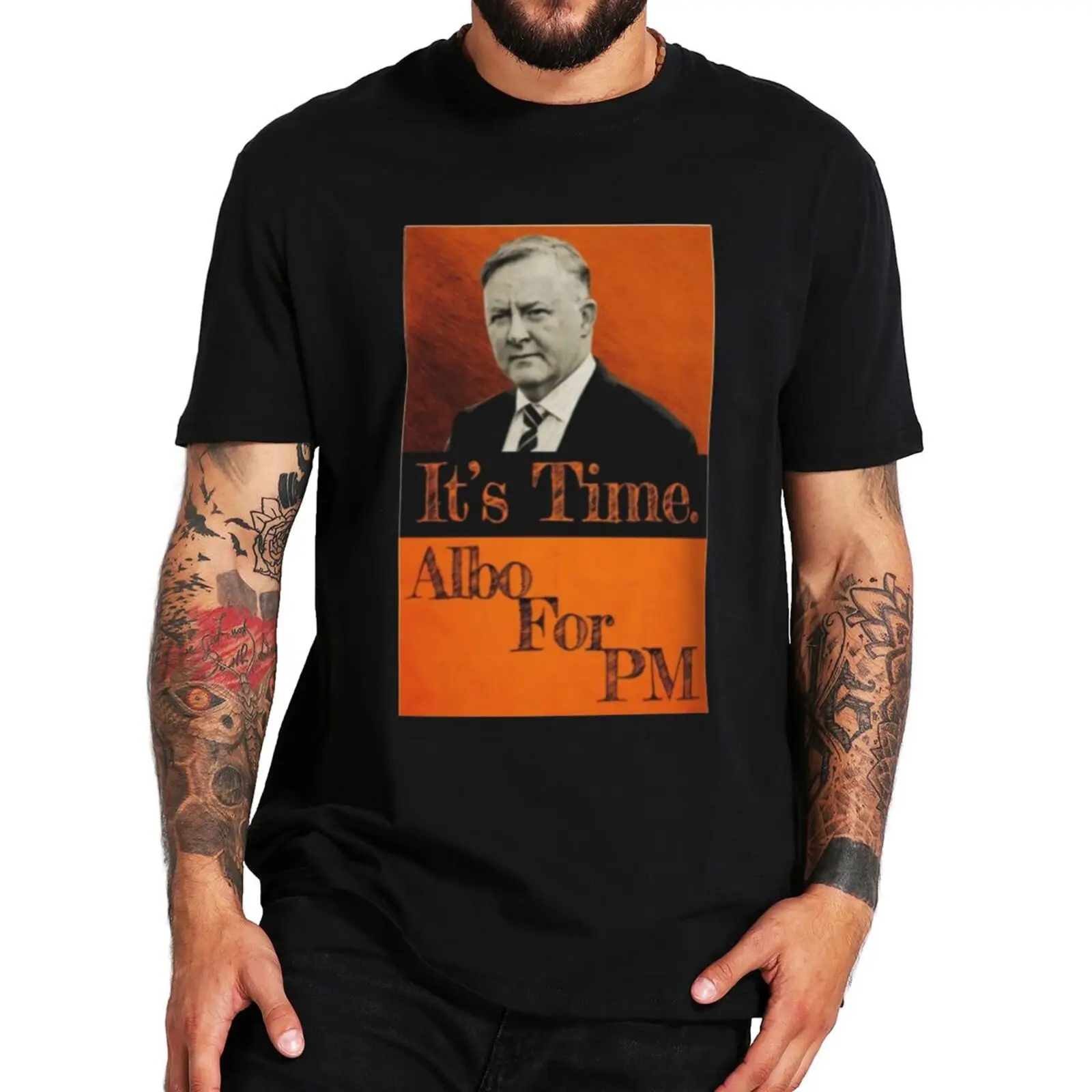 It's Time Albo For PM T-Shirt 2022 Australian Presidential Election Anthony Albanese Fans Tee Summer EU Size 100% Cotton T Shirt
It's Time Albo For PM T-Shirt 2022 Australian Presidential Election Anthony Albanese Fans Tee Summer EU Size 100% Cotton T Shirt