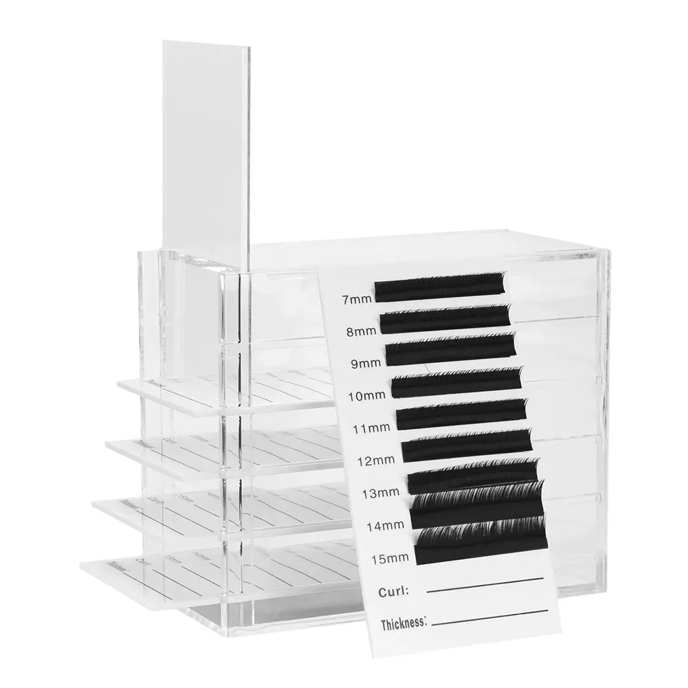 NEW2023 5 Layer Eyelash Extension Storage Box Acrylic Lash Holder Pallet For Individual Volume Lash Extension Display Stand Make
NEW2023 5 Layer Eyelash Extension Storage Box Acrylic Lash Holder Pallet For Individual Volume Lash Extension Display Stand Make
