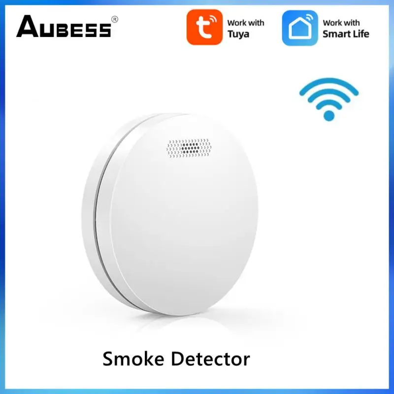 Smart Smoke Detector Sensor Fire Alarm Smart Home Kitchen Security System Firefighters Tuya WiFi Smoke Alarm Fire Protection
Smart Smoke Detector Sensor Fire Alarm Smart Home Kitchen Security System Firefighters Tuya WiFi Smoke Alarm Fire Protection