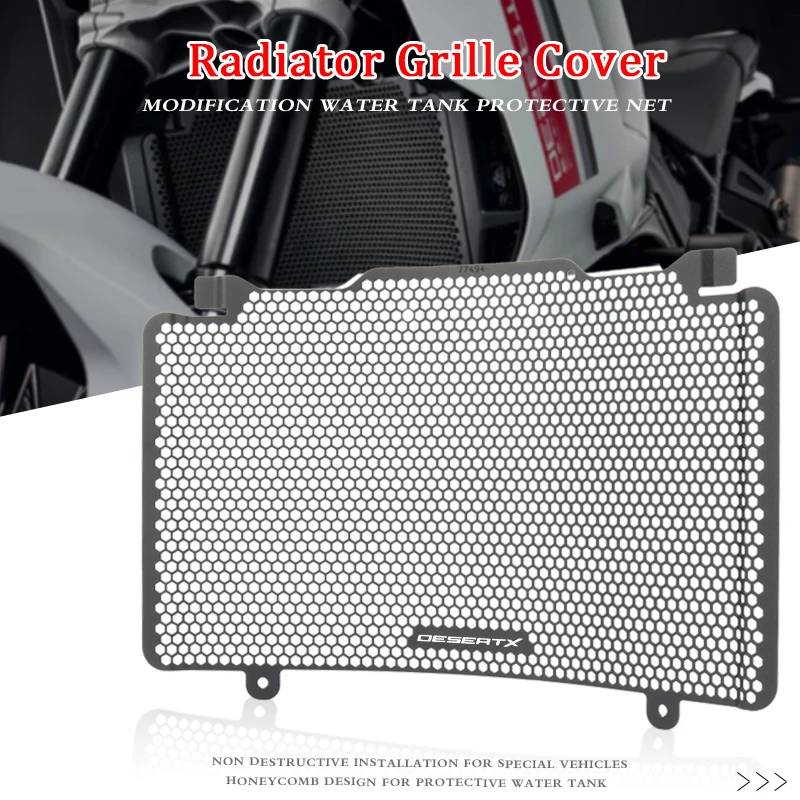 For Ducati DesertX Desert X 2022 2023 Motorcycle Accessories Radiator Grille Guard Cover Protection
For Ducati DesertX Desert X 2022 2023 Motorcycle Accessories Radiator Grille Guard Cover Protection