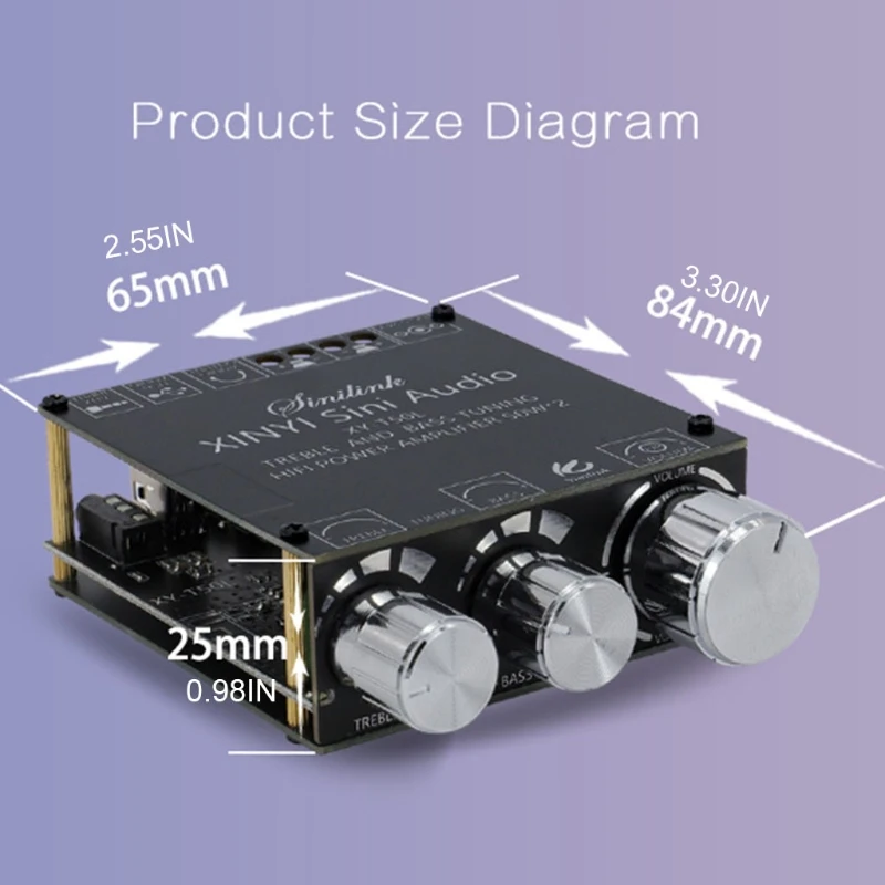 XY-T50L Bluetooth-compatible Stereo Amplifier Module Digital Power Amplifiers for DIY Speakers Enthusiasts
XY-T50L Bluetooth-compatible Stereo Amplifier Module Digital Power Amplifiers for DIY Speakers Enthusiasts