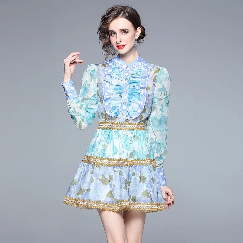 SuperAen 2022 Spring New Slim A-line Full Fashion Stand Printing Waist Casual Dresses for Women
SuperAen 2022 Spring New Slim A-line Full Fashion Stand Printing Waist Casual Dresses for Women