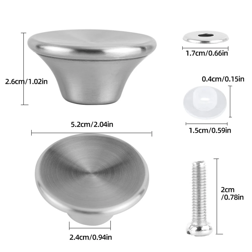 2pc Lid Cover Knob Cap Heat-Resistant Cooking Pot Pan Lid Knob Replacement Lifting Handle Kitchen Cookware Handgrip
2pc Lid Cover Knob Cap Heat-Resistant Cooking Pot Pan Lid Knob Replacement Lifting Handle Kitchen Cookware Handgrip