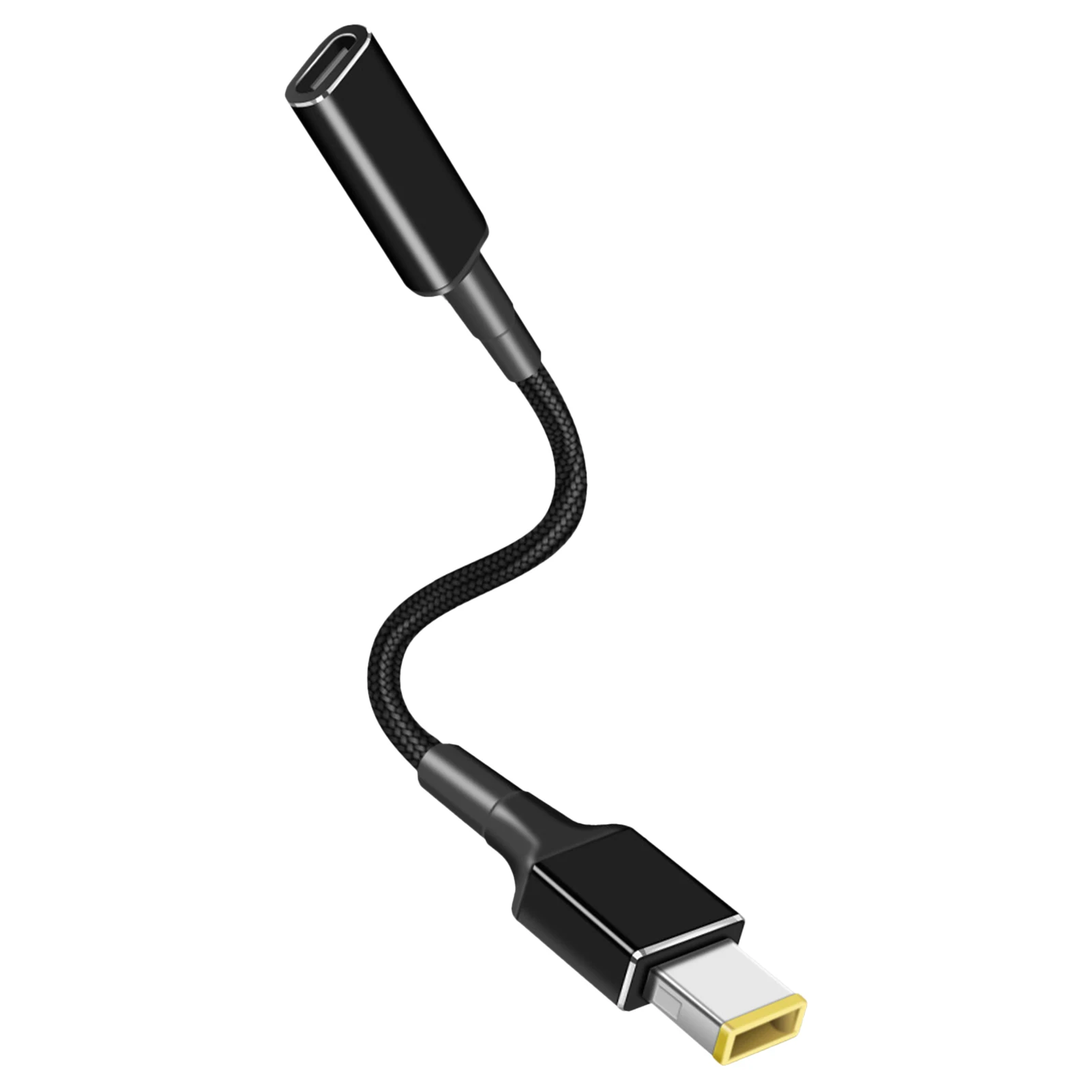 100W Fast Charging Cable Cord USB Type C Female To DC Square Male Plug Converter Adapter Cable ForLenovo Laptop 20V
100W Fast Charging Cable Cord USB Type C Female To DC Square Male Plug Converter Adapter Cable ForLenovo Laptop 20V