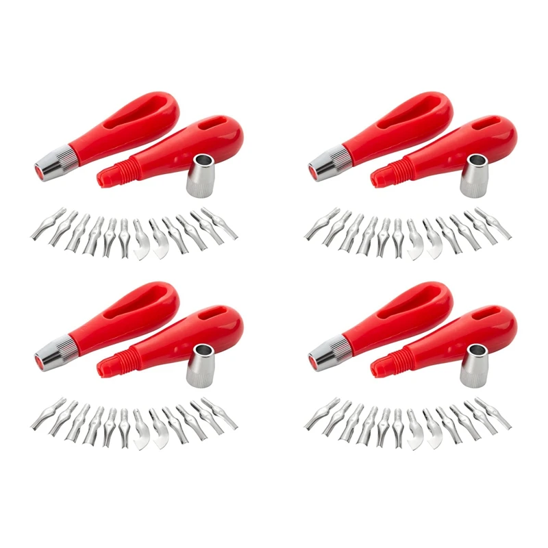 Linoleum Cutter Set, 8 Sets Craft Lino Cutters With 24 Assorted Blades For Lino Cutting And Crafting, Carvings
Linoleum Cutter Set, 8 Sets Craft Lino Cutters With 24 Assorted Blades For Lino Cutting And Crafting, Carvings