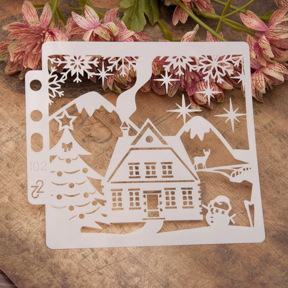 Pretty Hollow Stencil Spray Painting Template Pre Tracing Ruler Stencils for Painting DIY Wall Window Scrapbooking Book Decor
Pretty Hollow Stencil Spray Painting Template Pre Tracing Ruler Stencils for Painting DIY Wall Window Scrapbooking Book Decor