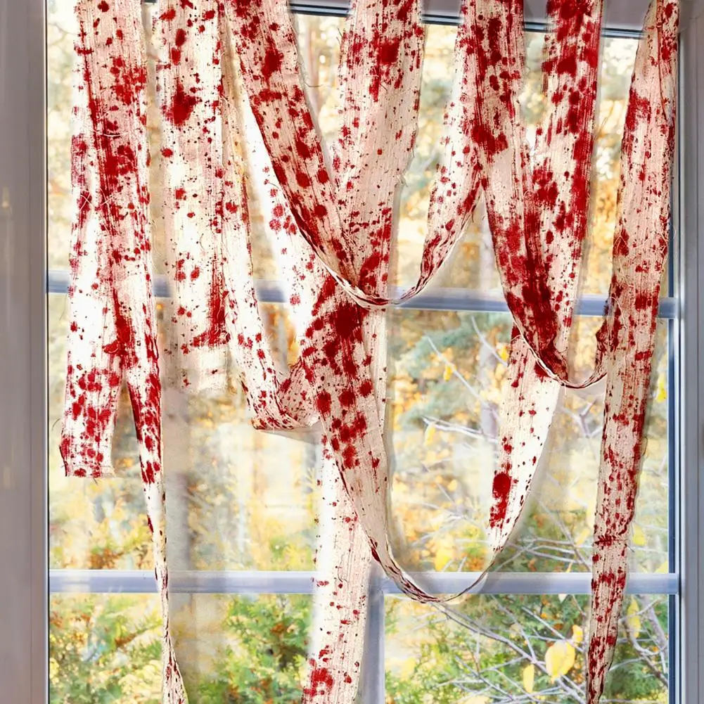 Horror-themed Decor Spooky Blood-stained Halloween Gauze Window Table Door Decor for Fancy Dress Party Home Decoration Blood
Horror-themed Decor Spooky Blood-stained Halloween Gauze Window Table Door Decor for Fancy Dress Party Home Decoration Blood