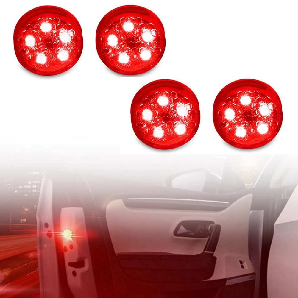 2x Car Door Lights LED Car Opening Door Safety Warning Anti-collision Lights Red 3V Strobe Flashing Alarm Lights Universal
2x Car Door Lights LED Car Opening Door Safety Warning Anti-collision Lights Red 3V Strobe Flashing Alarm Lights Universal