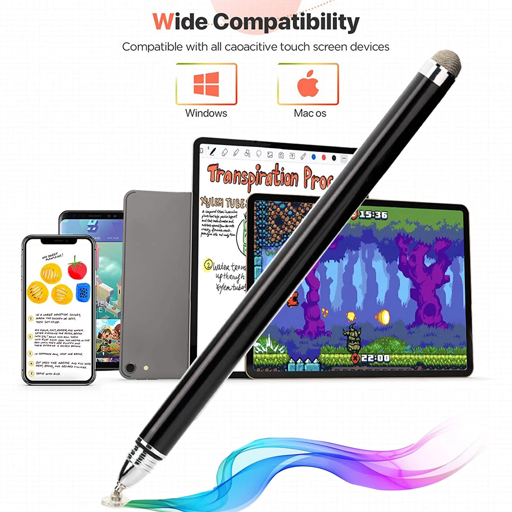 50 Pcs High Sensitivity Disc Mesh Fiber Capacitive Stylus Pens For iPhone Ipad Pro Android Microsoft Touch Screens
50 Pcs High Sensitivity Disc Mesh Fiber Capacitive Stylus Pens For iPhone Ipad Pro Android Microsoft Touch Screens