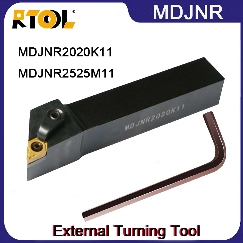 MDJNR2020K11 MDJNR2525M11 External Turning Tool Holder Straight Shank Boring Bar CNC Lathe Cutting Cutter DNMG Carbide Inserts
MDJNR2020K11 MDJNR2525M11 External Turning Tool Holder Straight Shank Boring Bar CNC Lathe Cutting Cutter DNMG Carbide Inserts