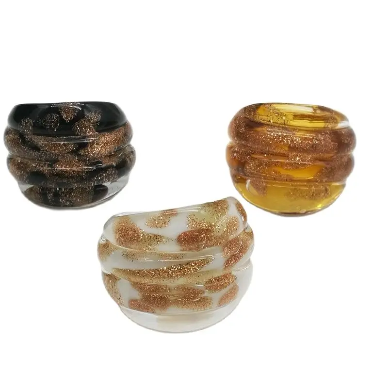 9Pcs/Lot Gold Sand Stripe Glaze Cast Ring For Women Size 8 White Black Orange
9Pcs/Lot Gold Sand Stripe Glaze Cast Ring For Women Size 8 White Black Orange