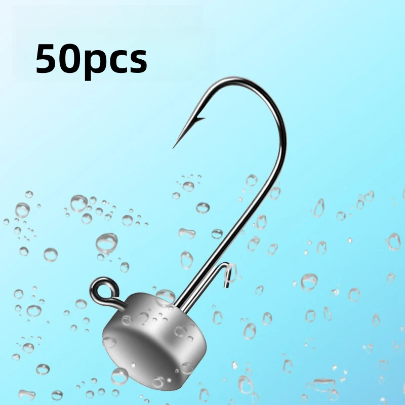 FOCARP 50 pcs Bombrooster Mushroom Jig Heads Finesse Ned Rig Jigs Hooks for Soft Lures Bass Fishing Weedless Fishing Hooks
FOCARP 50 pcs Bombrooster Mushroom Jig Heads Finesse Ned Rig Jigs Hooks for Soft Lures Bass Fishing Weedless Fishing Hooks