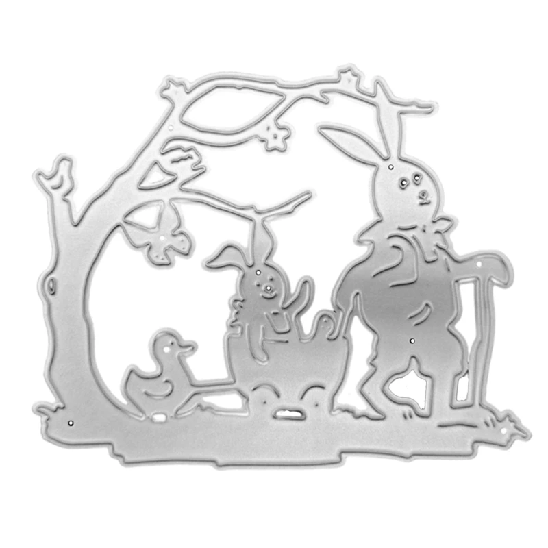 Пасхальный кролик Дерево металлические режущие штампы фотоальбом бумажные карточки шаблон форма тиснение крафтовое украшение
Пасхальный кролик Дерево металлические режущие штампы фотоальбом бумажные карточки шаблон форма тиснение крафтовое украшение