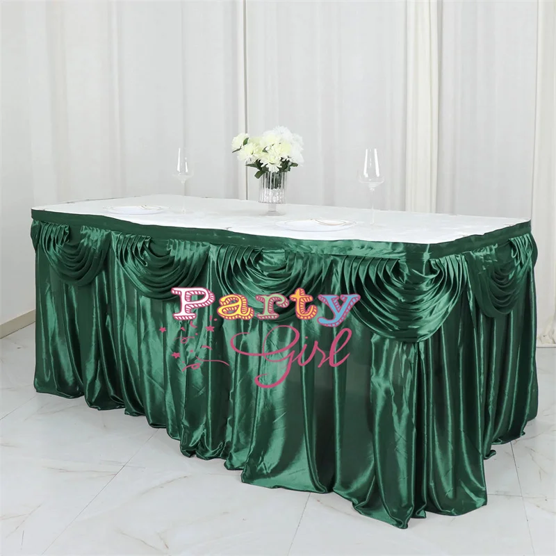 Темно-зеленая скатерть из ледяного шелка скатерть с балдахином драпировка украшение
Темно-зеленая скатерть из ледяного шелка скатерть с балдахином драпировка украшение