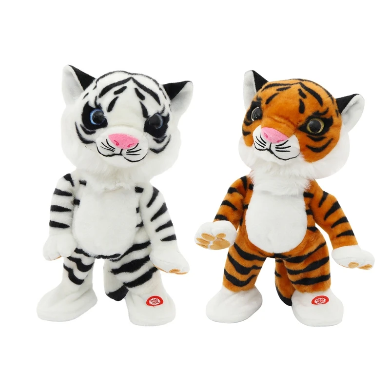 Simulation Singing Tiger Plush Toys Mascot Stuffed Plush Animal Baby Toys Doll Baby Accompany Sleep Toy Gifts for Kids
Simulation Singing Tiger Plush Toys Mascot Stuffed Plush Animal Baby Toys Doll Baby Accompany Sleep Toy Gifts for Kids