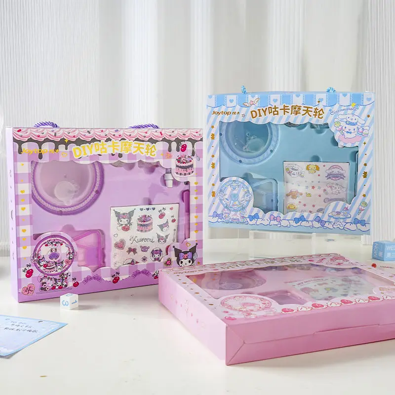 Sanrio Kawaii Anime Kuromi My Melody Diy Guka Ferris Wheel Tabletop Decoration Cute Cartoon Cinnamoroll Sticker Lovely Kids Toy
Sanrio Kawaii Anime Kuromi My Melody Diy Guka Ferris Wheel Tabletop Decoration Cute Cartoon Cinnamoroll Sticker Lovely Kids Toy