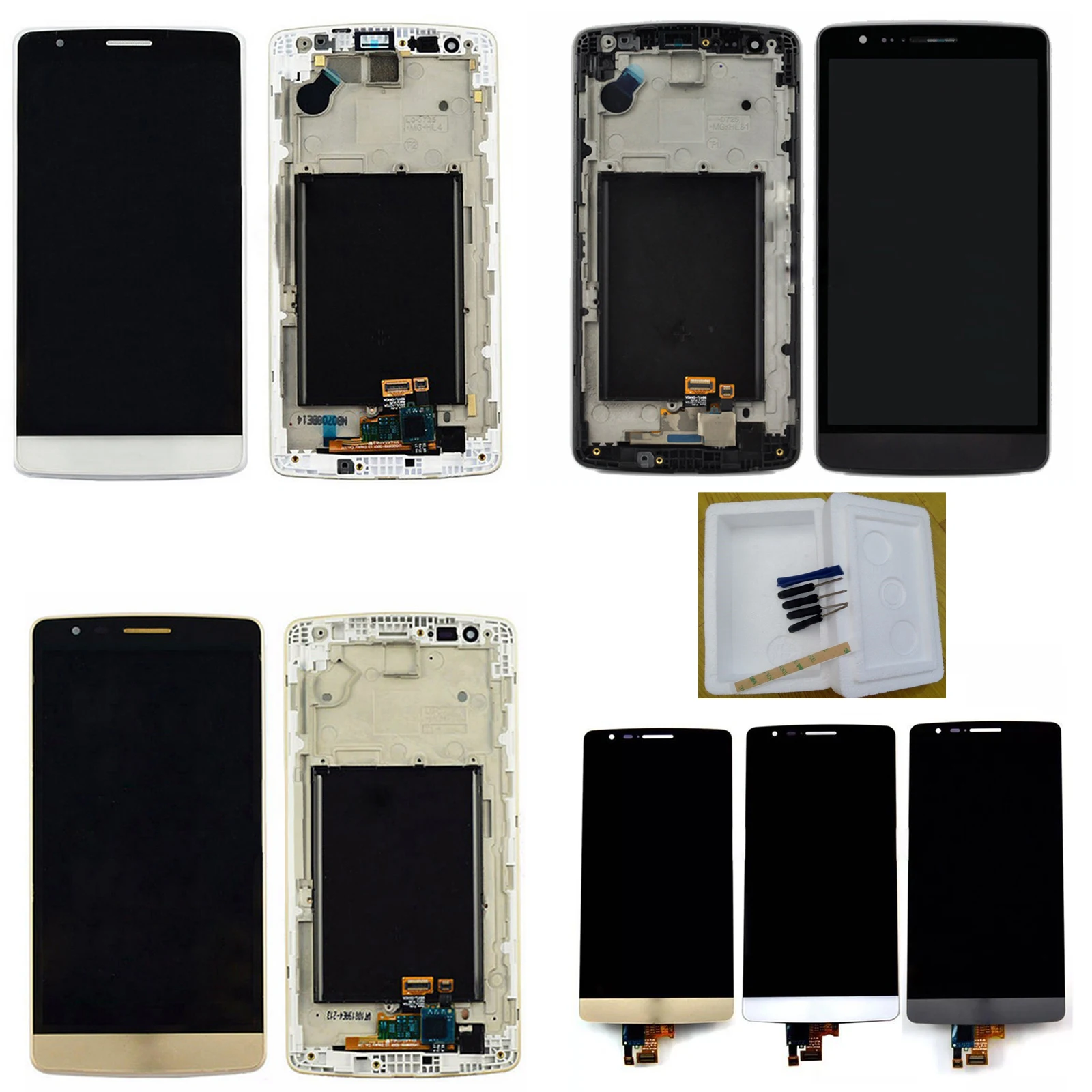 

Shyueda Orig New For LG G3 Mini/G3 Beat/G3S/G3 Vigor D722 D724 D725 LCD Display+Touch Screen