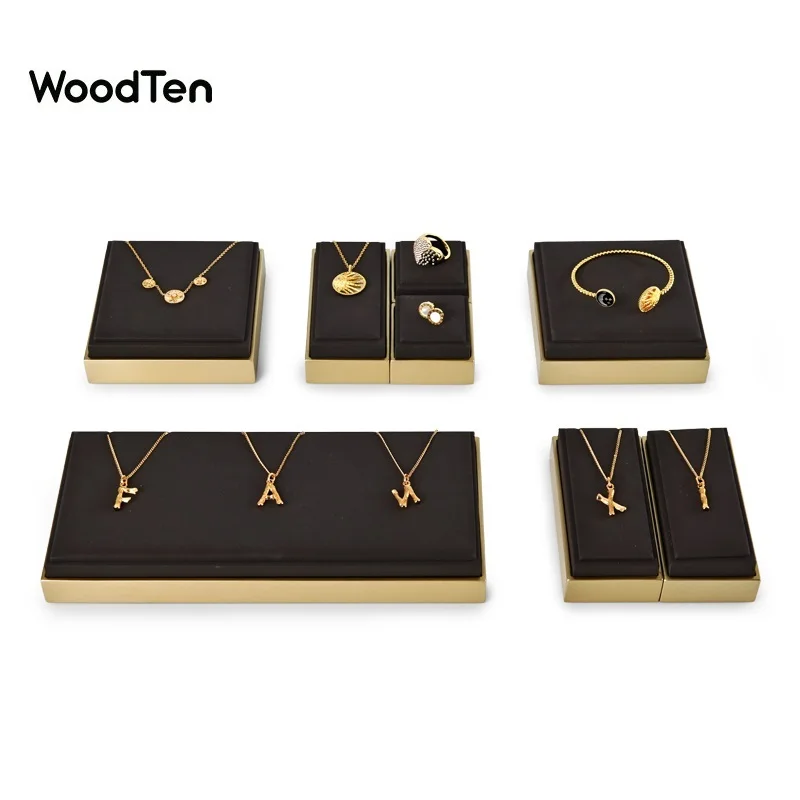 WoodTen Jewelry Display Prop for Ring Earrings Bangle Necklace Jewelry Accessories with Wood PU Leather Black Home Decor
WoodTen Jewelry Display Prop for Ring Earrings Bangle Necklace Jewelry Accessories with Wood PU Leather Black Home Decor