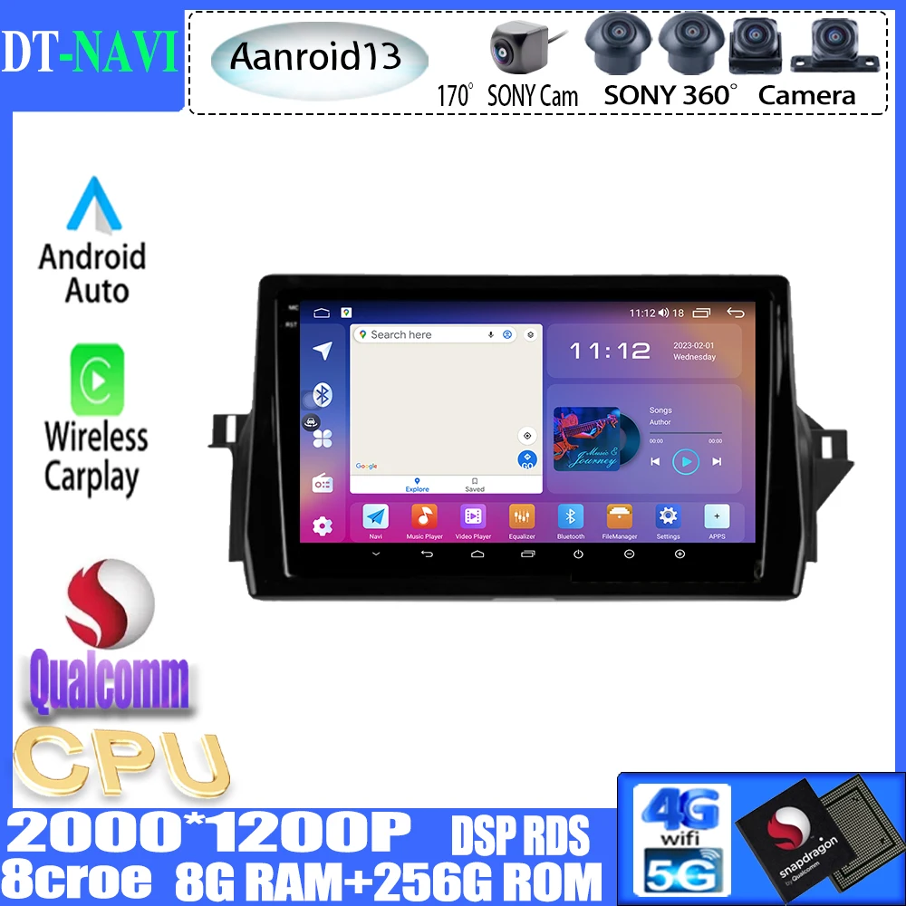 9 inch Screen Qualcomm Android13 For Toyota Camry 8 XV70 2020-2021 Car Radio Multimedia Player Navigation GPS Built-in Carplay
9 inch Screen Qualcomm Android13 For Toyota Camry 8 XV70 2020-2021 Car Radio Multimedia Player Navigation GPS Built-in Carplay