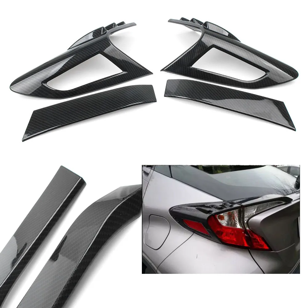 4x Rear Tail light Cover Protector Trim Decoration For Toyota C-HR CHR 2016 2017 2018 Carbon Fiber Color Car Styling ABS Plastic
4x Rear Tail light Cover Protector Trim Decoration For Toyota C-HR CHR 2016 2017 2018 Carbon Fiber Color Car Styling ABS Plastic