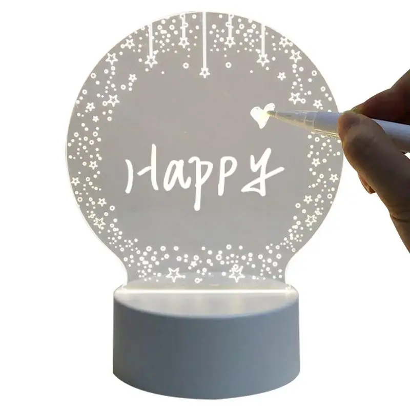 Ночник с подсветкой для сообщений, лампа для записей на 3D рисунке, аксессуары для детей, студентов, подростков 
Ночник с подсветкой для сообщений, лампа для записей на 3D рисунке, аксессуары для детей, студентов, подростков