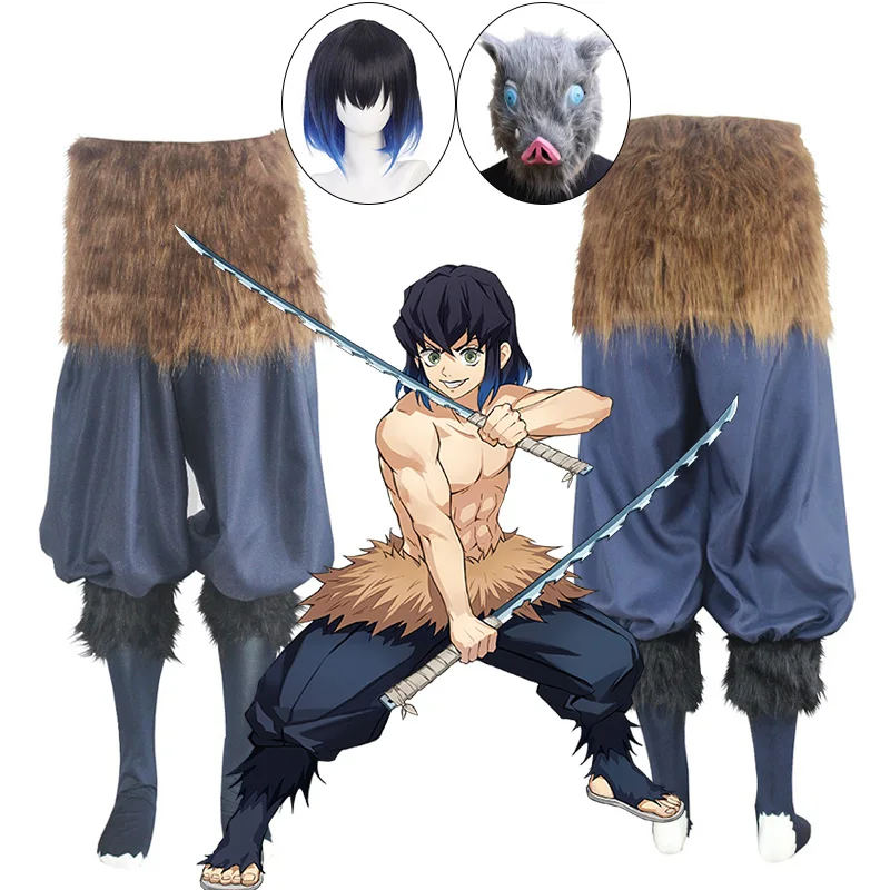 Inosuke Cosplay Demon Slayer Kimetsu No Yaiba Cosplay Costume Anime Uniform Wig Mask Halloween Costume Adult
Inosuke Cosplay Demon Slayer Kimetsu No Yaiba Cosplay Costume Anime Uniform Wig Mask Halloween Costume Adult