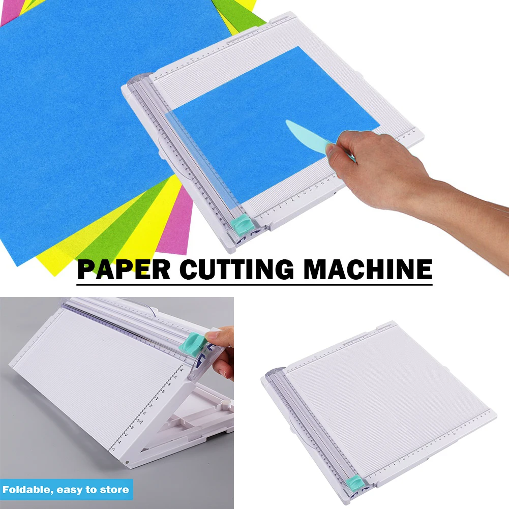 

36x35cm Paper Trimmer Scoring Board Craft Paper Cutter Home DIY Scrapbook Blades Cutting Machine Folding and Scorer for Photo