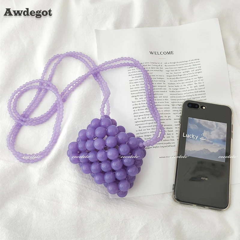 Women Spring Mini Beaded Crossbody Lipstick Bag Candy Colored Summer Weave Shoulder Bag Lady Trend Accessories Cute Pouch Female
Women Spring Mini Beaded Crossbody Lipstick Bag Candy Colored Summer Weave Shoulder Bag Lady Trend Accessories Cute Pouch Female