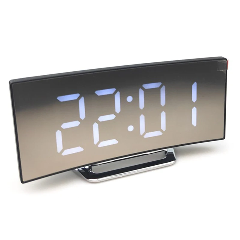 Electronic Alarm Clock Digital LED Large Display MirrorNoiseless Design Multifunction USB Desk Clock Table Horloge Decor
Electronic Alarm Clock Digital LED Large Display MirrorNoiseless Design Multifunction USB Desk Clock Table Horloge Decor