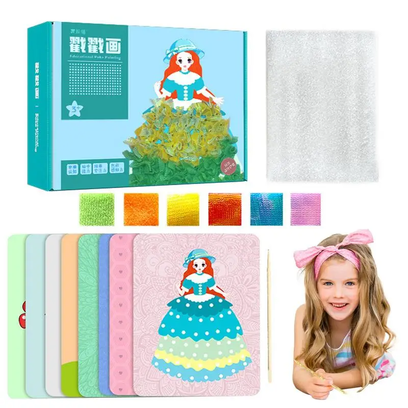 Poke Art DIY Toys Sticker DIY Coloring Poke Art Multi Uses Hand-Made Painting Book Set With Hundred Change Dress For
Poke Art DIY Toys Sticker DIY Coloring Poke Art Multi Uses Hand-Made Painting Book Set With Hundred Change Dress For