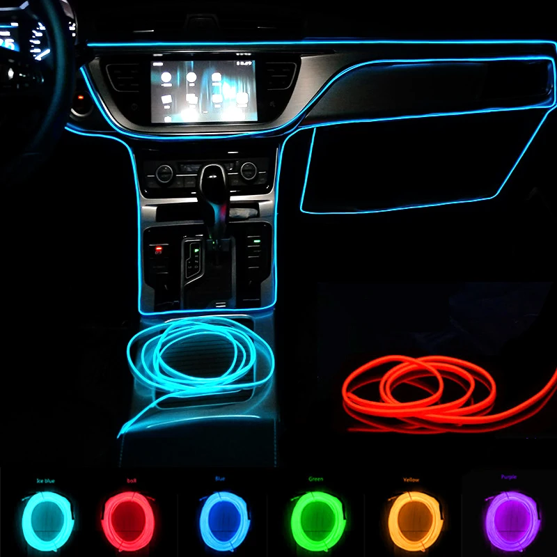 LED Car Interior Accessories Atmosphere Lamp Cold Light Line With USB DIY Decorative Dashboard Console Auto Ambient Lights 
LED Car Interior Accessories Atmosphere Lamp Cold Light Line With USB DIY Decorative Dashboard Console Auto Ambient Lights
