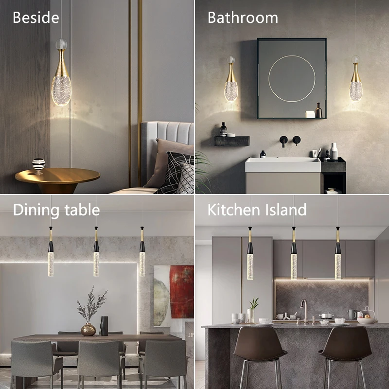 Crystal Pendant Lamp for Bedroom Gold Pendant Lights for Kitchen Island Crytsal Pendant Light Modern Hanging Lamp Chandelier
Crystal Pendant Lamp for Bedroom Gold Pendant Lights for Kitchen Island Crytsal Pendant Light Modern Hanging Lamp Chandelier