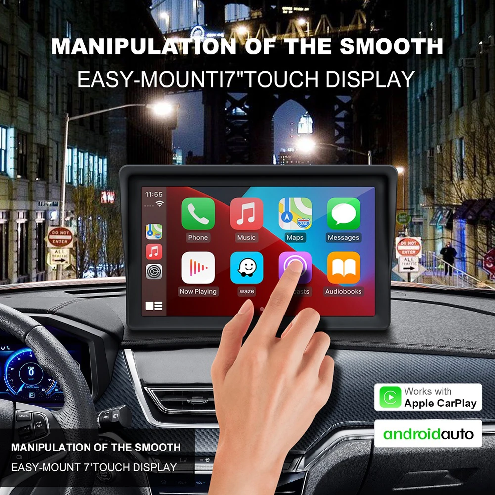 On-board Navigator 7 Inch Wireless Carplay Bluetooth-compatible Support 1080P FHD for Entertainment for Car Interor Parts
On-board Navigator 7 Inch Wireless Carplay Bluetooth-compatible Support 1080P FHD for Entertainment for Car Interor Parts