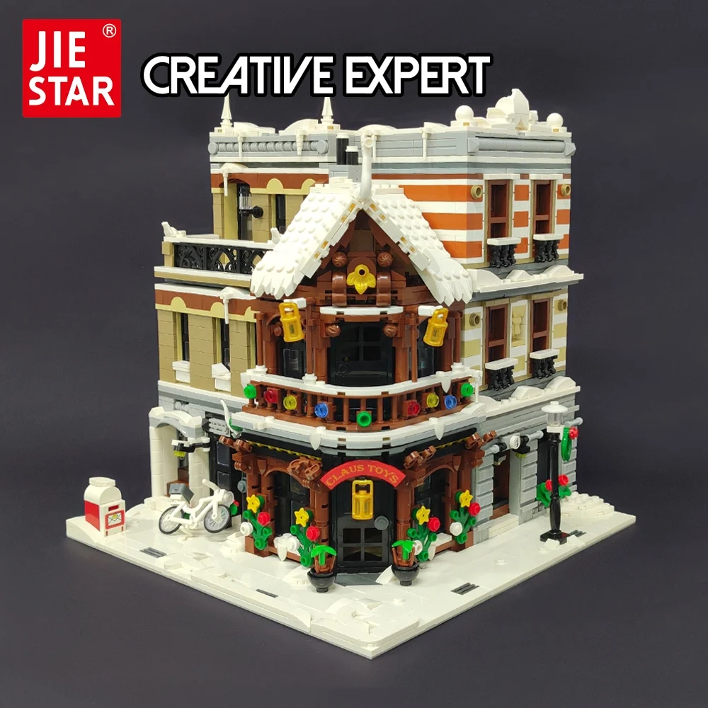 89143 JIESTAR Creative Expert Moc City Street View Claus Toys 2955pcs Bricks Modular House Model Building Blocks Assembly Square
89143 JIESTAR Creative Expert Moc City Street View Claus Toys 2955pcs Bricks Modular House Model Building Blocks Assembly Square